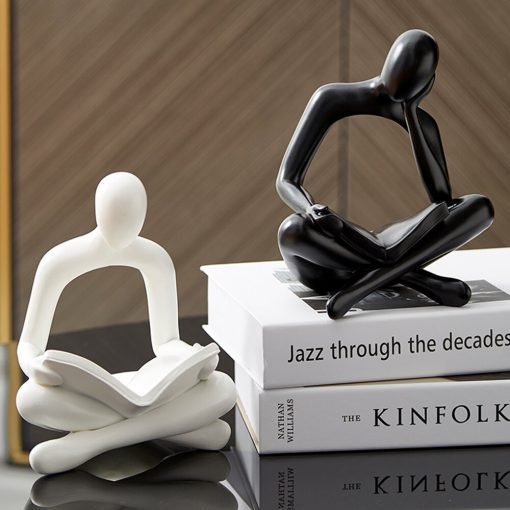 Abstract Thinker Statue