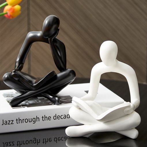 Abstract Thinker Statue - Image 2