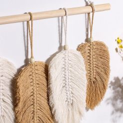 Leaf Macrame Wall Decoration - Image 2