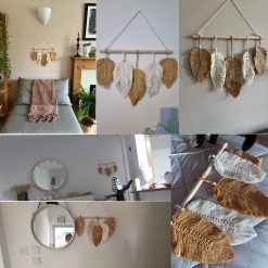 Leaf Macrame Wall Decoration - Image 6