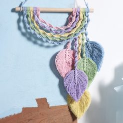 Leaf Macrame Wall Decoration - Image 5