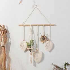 Leaf Macrame Wall Decoration - Image 4