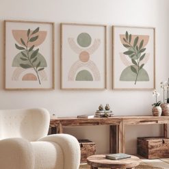 Abstract Line Leaves Poster - Image 2