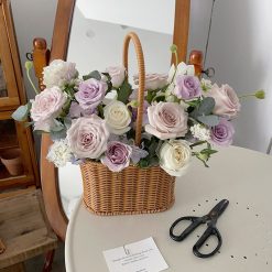 Hand Woven Picnic Basket - Image 2