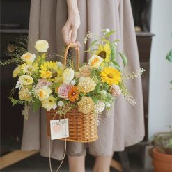 Hand Woven Picnic Basket - Image 6