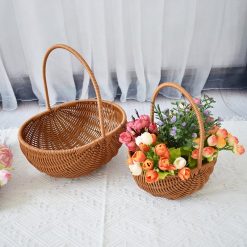 Hand Woven Picnic Basket - Image 3