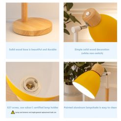 Nordic Wooden Table Lamp - Image 5