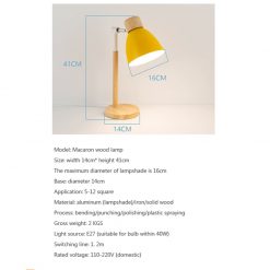 Nordic Wooden Table Lamp - Image 4