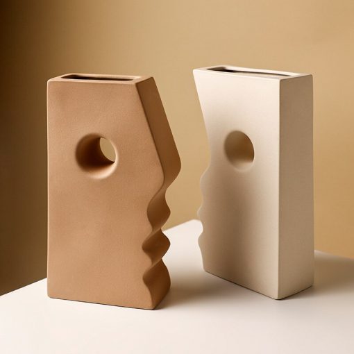 Abstract Face Vases Set - Image 2