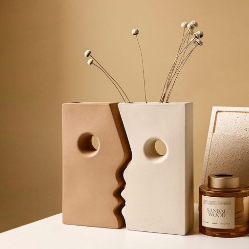 Abstract Face Vases Set - Image 5