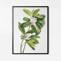 Flower Green Plant Canvas Wall Art - Image 5