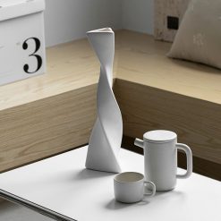 Nordic Rotary Ceramic Vase - Image 2