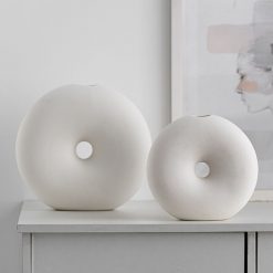 Circular Donuts Ceramic Vase - Image 4