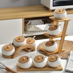 Ceramic Seasoning Bottle Set - Image 3