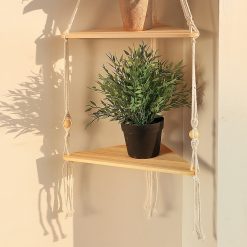 Triangle Shelves Wall Decor Plant - Image 3