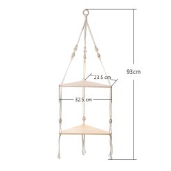 Triangle Shelves Wall Decor Plant - Image 4