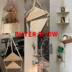 Triangle Shelves Wall Decor Plant - Image 6
