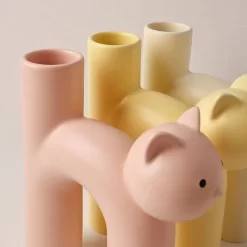 Ceramic Cat Vase - Image 5