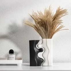 Decorative Nordic Ceramic Vase - Image 2