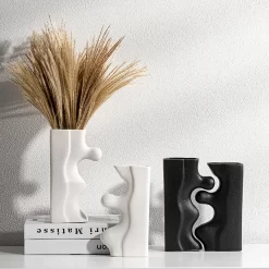 Decorative Nordic Ceramic Vase - Image 4