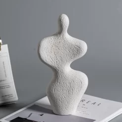 Plain Burning Curved Vase - Image 4