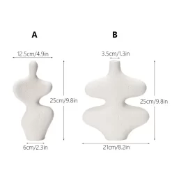 Plain Burning Curved Vase - Image 5