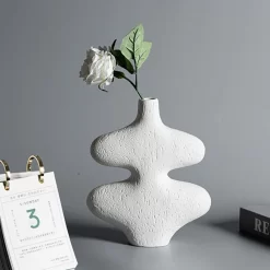 Plain Burning Curved Vase - Image 2