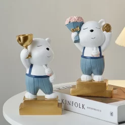Cartoon Bear Ornaments - Image 6