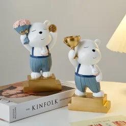 Cartoon Bear Ornaments - Image 5