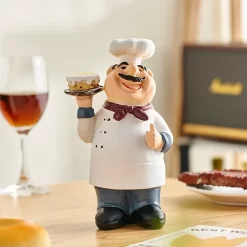 Smiling Chef Figurines - Image 3