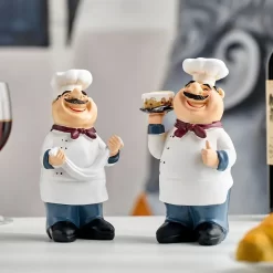 Smiling Chef Figurines - Image 4