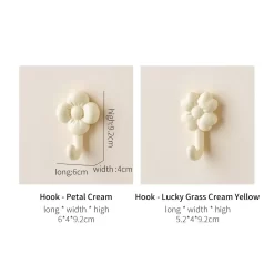 Flower Shape Hook Wall Coat Rack - Image 6