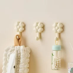 Flower Shape Hook Wall Coat Rack - Image 2