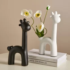 Cute Ceramic Deer Vase - Image 4