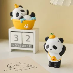 Cartoon Panda Miniature Sculptures - Image 4