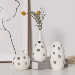 Ceramic Mini Bud Hollow Vase - Image 2