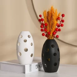 Ceramic Mini Bud Hollow Vase - Image 4