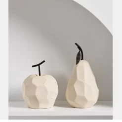 Nordic Apple and Pear Ceramic Sculpture - Image 5