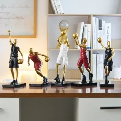 Simple Basketball Player Resin Statue - Image 2