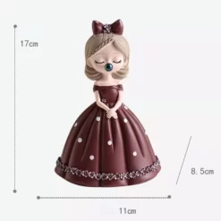 Cartoon Princess Girl Resin Ornament - Image 3