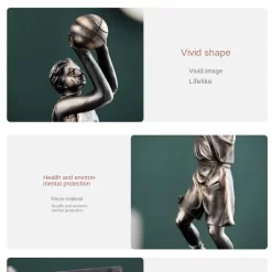 Resin Sport Statue Figures - Image 6