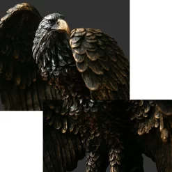 Retro Resin Eagle Statue Art Ornaments - Image 2
