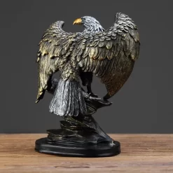 Retro Resin Eagle Statue Art Ornaments - Image 5