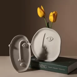 Nordic Abstract Art Ceramic Vase - Image 4
