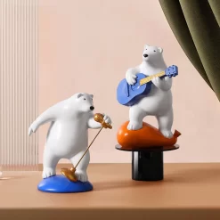Music Bear Statue Ornament - Image 4
