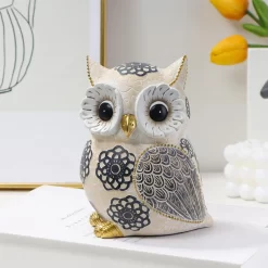 Nordic Owl Resin Statue - Image 6