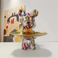 Cartoon Violent Bear Tray Decoration - Image 2