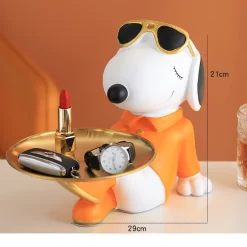 Cartoon Dog Resin Sculpture - Image 3