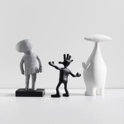 Alien Resin Abstract Character Sculpture - Image 2