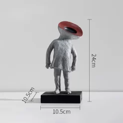 Alien Resin Abstract Character Sculpture - Image 5